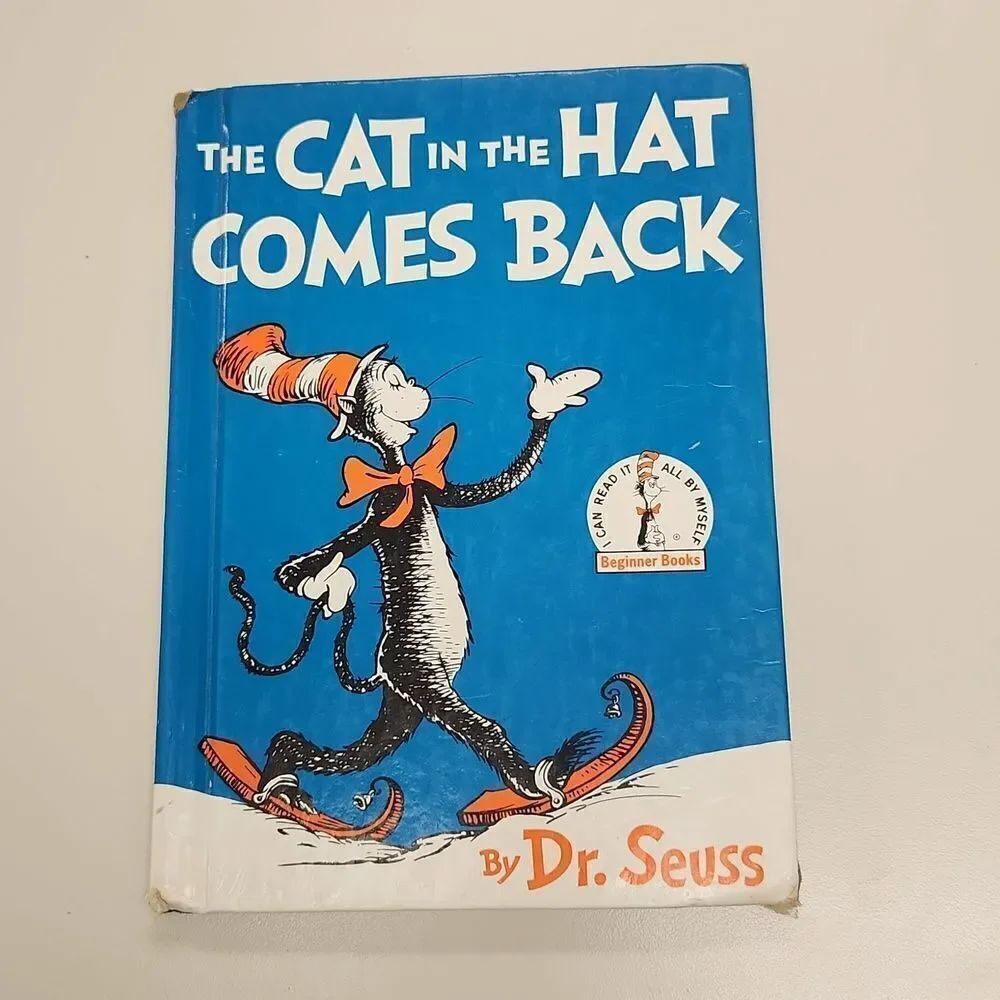 Dr. Seuss There's Cat in the Hat Comes Back 1958 Book